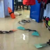 Imagen del puesto de salvamento de Las Canteras