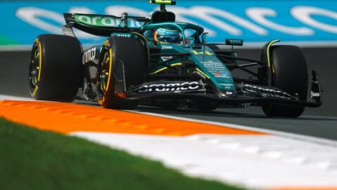 01-09-2025 Fernando Alonso rodando con el Aston Martin