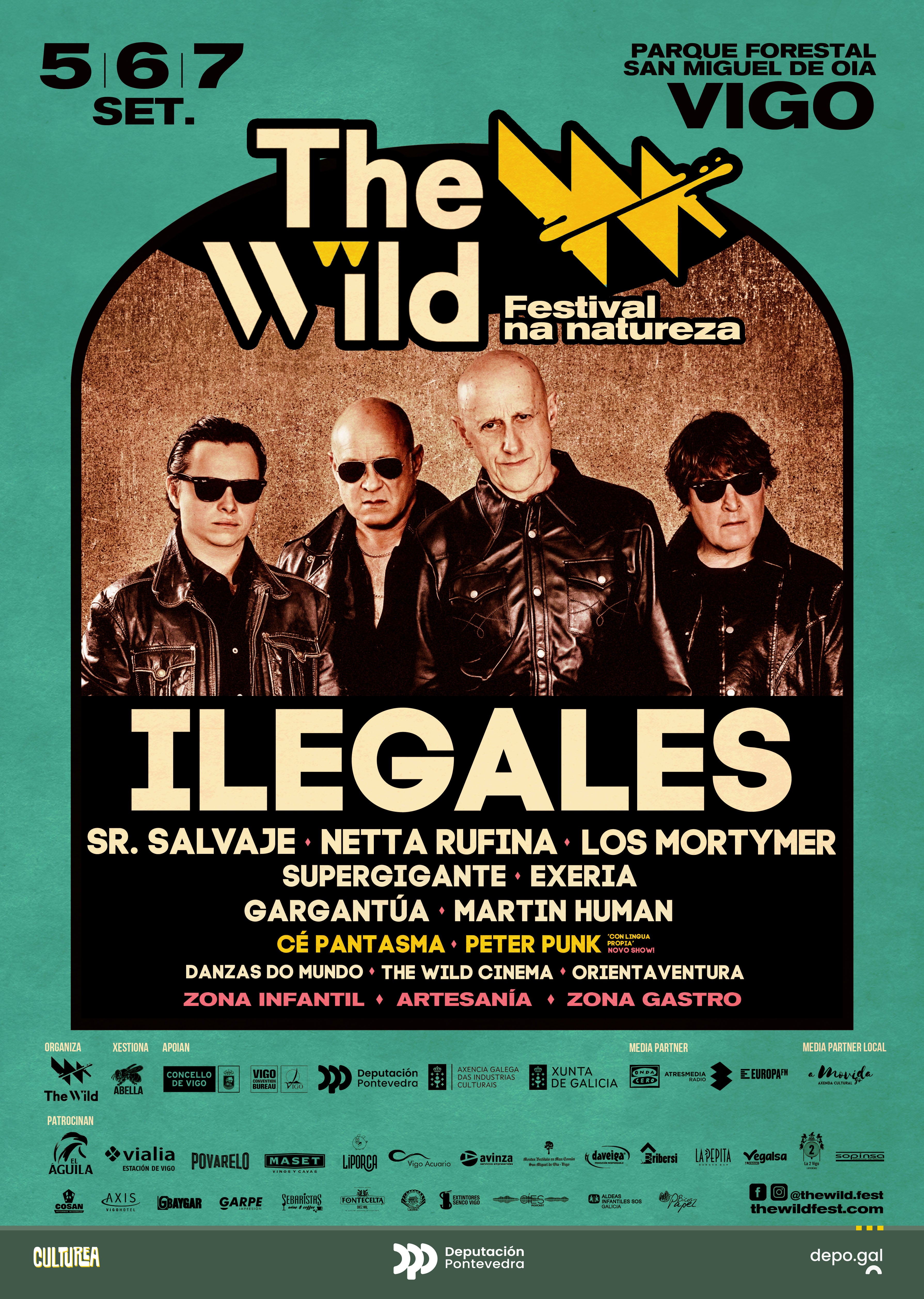 Vuelve el festival The Wild con Ilegales como cabeza de cartel Vuelve el festival The Wild con Ilegales como cabeza de cartel