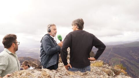 Carlos Alsina junto a Javier Fern&aacute;ndez, Ingeniero Forestal.