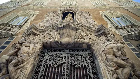 Portada del Palacio del Marqués de Dos Aguas restauración