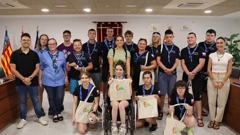 Finestrat recibe a una delegación de jóvenes polacos dentro del programa Erasmus+ Finestrat recibe a una delegación de jóvenes polacos dentro del programa Erasmus+