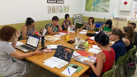 Claustro de profesores en un colegio