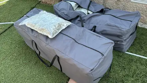 Seis detenidos tras la intervención de 350 kg de marihuana en Almassora (Castellón) Seis detenidos tras la intervención de 350 kg de marihuana en Almassora (Castellón)