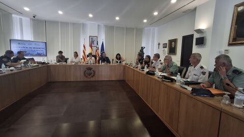Reuni&oacute;n de la Junta de Seguridad de las fiestas de Vila-real.