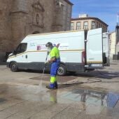 Operativo especial limpieza Fiestas de la Vendimia y el Vino de Valdepeñas