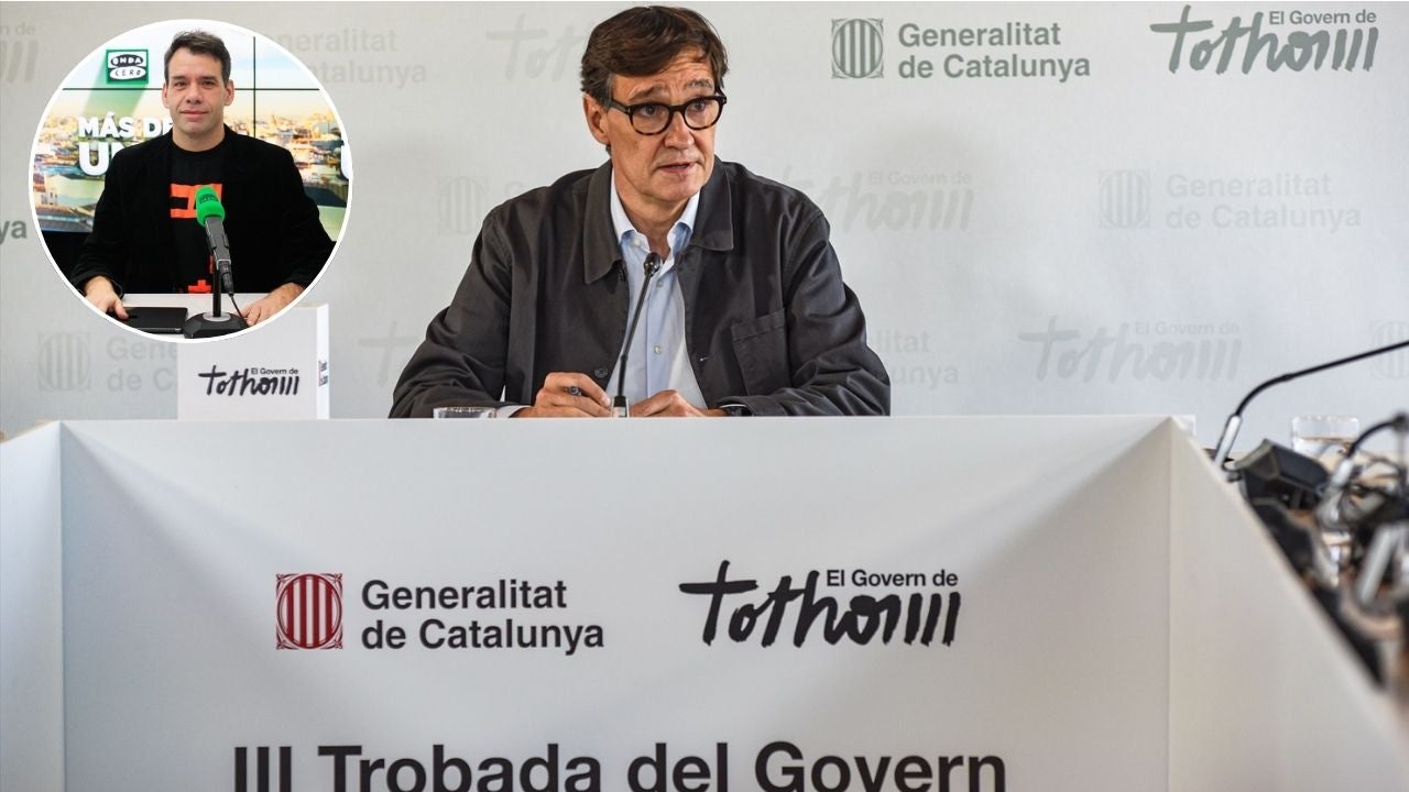 "Ya es natural entrevistarse con un prófugo de la Justicia": la airada crítica de Rubén Amón a la reunión Illa-Puigdemont "Ya es natural entrevistarse con un prófugo de la Justicia": la airada crítica de Rubén Amón a la reunión Illa-Puigdemont