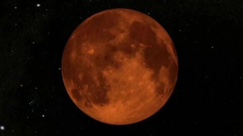 Luna de sangre.