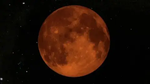 Luna de sangre. Luna de sangre.