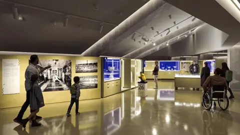 Imagen del proyecto del futuro Museo del Deportivo Las obras están paradas por falta de licencia