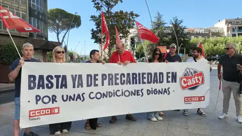 Los trabajadores de Casty vuelven a salir a la calle para reclamar mejoras Los trabajadores de Casty vuelven a salir a la calle para reclamar mejoras