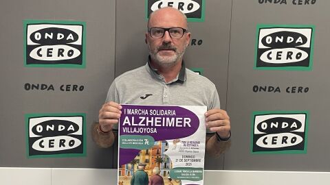 Carlos Llinares, organizador de la I Marcha Alzheimer Villajoyosa