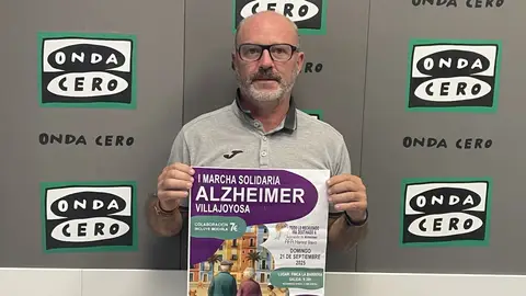 Carlos Llinares, organizador de la I Marcha Alzheimer Villajoyosa Carlos Llinares, organizador de la I Marcha Alzheimer Villajoyosa