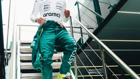 05-09-2025 Fernando Alonso, en el circuito de Monza 05-09-2025 Fernando Alonso, en el circuito de Monza