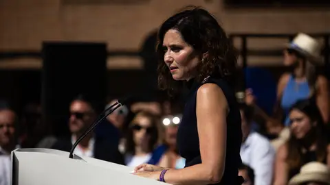 La presidenta del PP regional y de la Comunidad de Madrid, Isabel Díaz Ayuso, pronuncia un discurso en el inicio del año político del PP madrileño, el 5 de septiembre de 2025, en Arganda del Rey, Madrid, España La presidenta del PP regional y de la Comunidad de Madrid, Isabel Díaz Ayuso, pronuncia un discurso en el inicio del año político del PP madrileño, el 5 de septiembre de 2025, en Arganda del Rey, Madrid, España