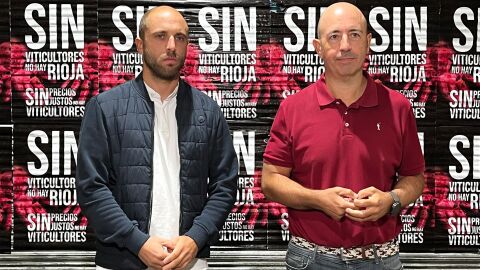 Eduardo P&eacute;rez e Igor Fonseca, de ARAG-ASAJA