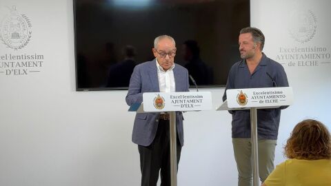 De izquierda a derecha, Francisco Soler y Pablo Ruz.