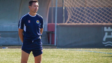 Raúl Casañ, entrenador de la SD Ibiza Raúl Casañ, entrenador de la SD Ibiza