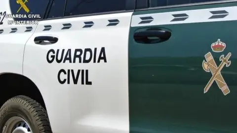 Vehículo oficial de la Guardia Civil. Imagen de archivo Vehículo oficial de la Guardia Civil. Imagen de archivo