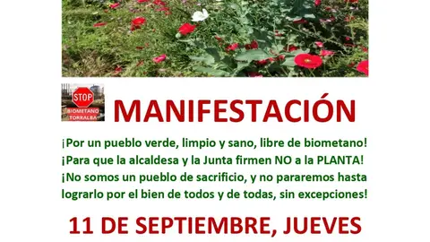 Anuncian una nueva manifestación en Torralba contra la planta de biogás Anuncian una nueva manifestación en Torralba contra la planta de biogás