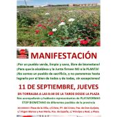Anuncian una nueva manifestación en Torralba contra la planta de biogás 