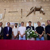 Los capitanes del Córdoba en La Fuensanta