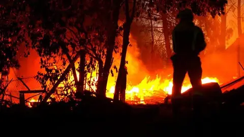 Novo incendios arrasa 850 hectáreas en Trevinca Novo incendios arrasa 850 hectáreas en Trevinca
