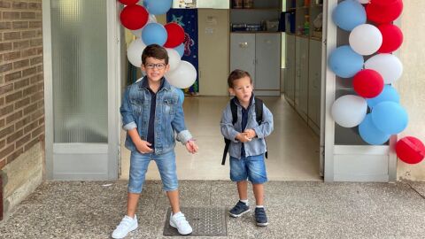 Alumnos del CEIP Duquesa de la Victoria de Logro&ntilde;o