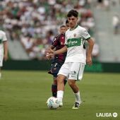 Rodrigo Mendoza, en el Elche-Levante.