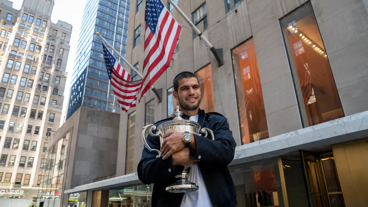Carlos Alcaraz, tras ganar el US Open: "Ganar un Grand Slam es un sueño, ganar seis es algo increíble"