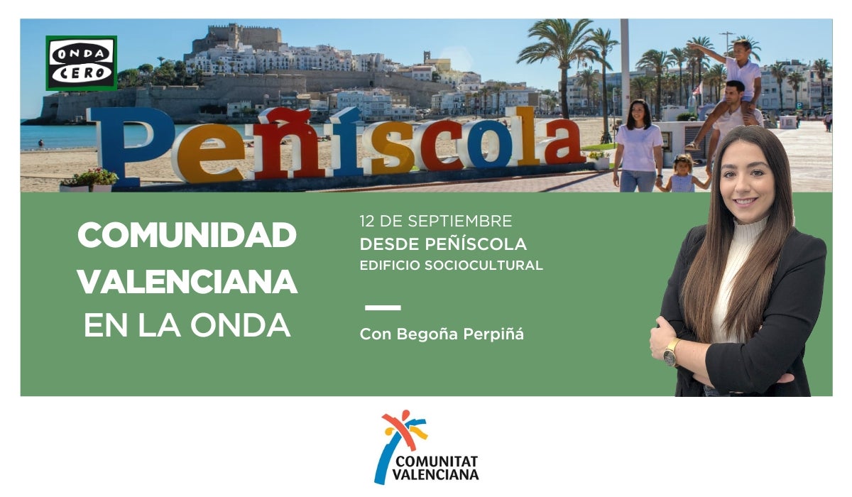 Comunitat Valenciana en la onda en directo desde el Edificio Sociocultural de Peñíscola Comunitat Valenciana en la onda en directo desde el Edificio Sociocultural de Peñíscola
