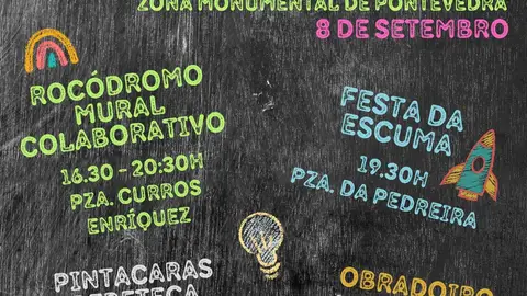 Festa de Volta ao cole do Centro Urbano Zona Monumental de Pontevedra Miguel Lago, presidente del Centro Urbano Zona Monumental, considera que las tradiciones de cierto éxito no pueden dejar de cumplirse cada año como la 'Festa Volta o Cole'.