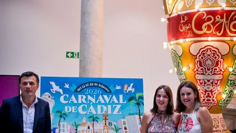 ‘Tipo, tipo’ de Raquel Jove anunciará el Carnaval de Cádiz 2026 Cartel carnaval