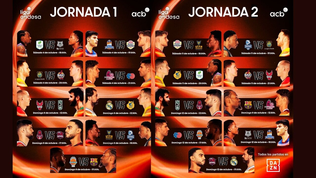 Este es el calendario completo de Valencia Basket para la temporada 25-26 en ACB Este es el calendario completo de Valencia Basket para la temporada 25-26 en ACB