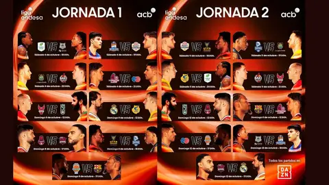 Este es el calendario completo de Valencia Basket para la temporada 25-26 en ACB Este es el calendario completo de Valencia Basket para la temporada 25-26 en ACB