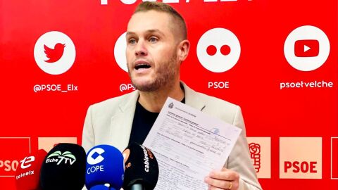 Mariano Valera, portavoz adjunto del PSOE en el Ayuntamiento de Elche. 