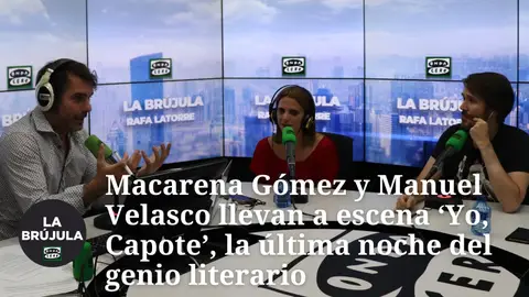 Macarena Gómez y Manuel M. Velasco llevan a escena ‘Yo, Capote’, la última noche del genio literario Macarena Gómez y Manuel M. Velasco llevan a escena ‘Yo, Capote’, la última noche del genio literario