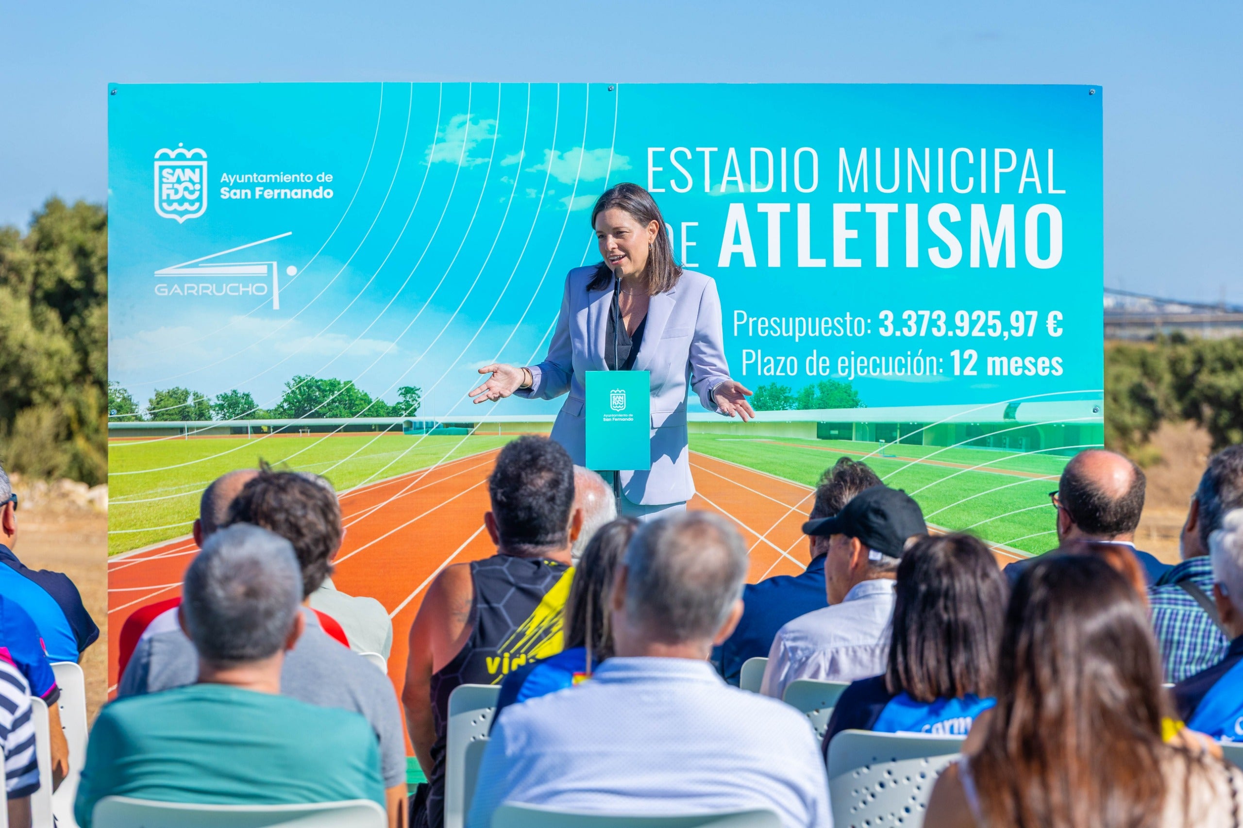 Comienzan las obras del nuevo estadio municipal de atletismo de San Fernando Comienzan las obras del nuevo estadio municipal de atletismo de San Fernando
