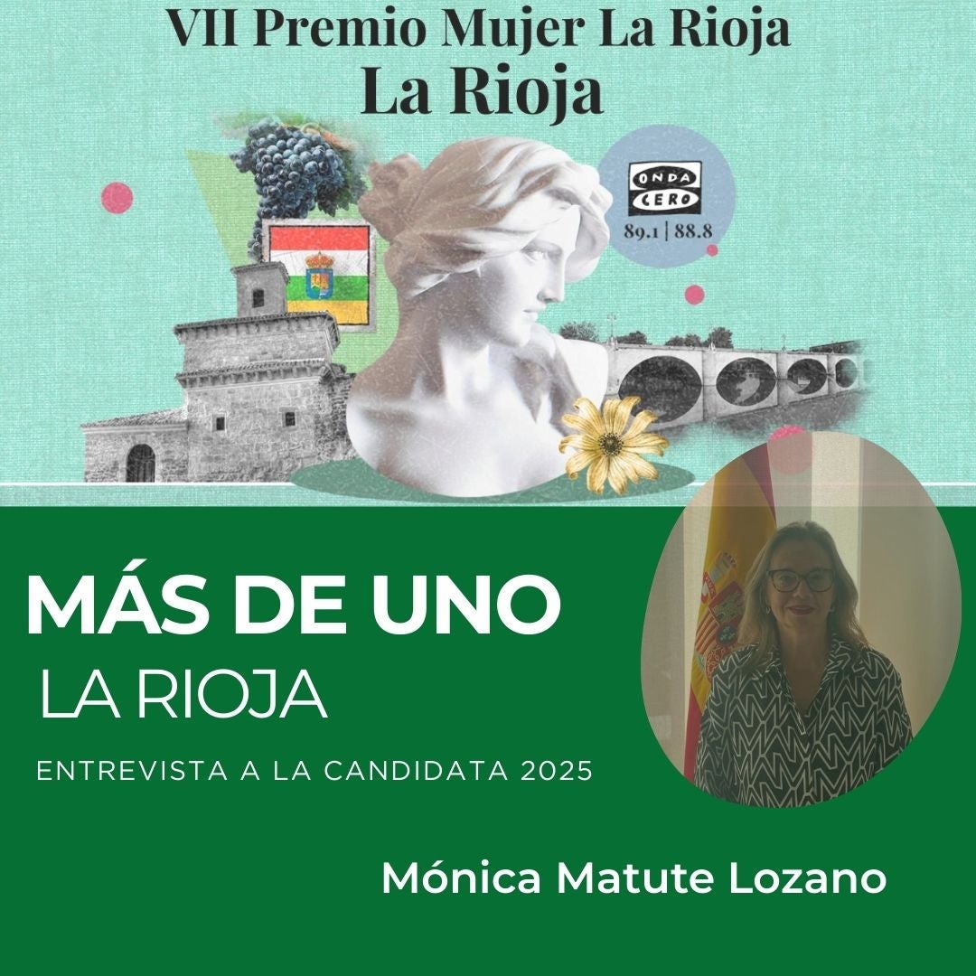 Premio Mujer La Rioja 2025, candidata Mónica Matute Lozano Premio Mujer La Rioja 2025, candidata Mónica Matute Lozano