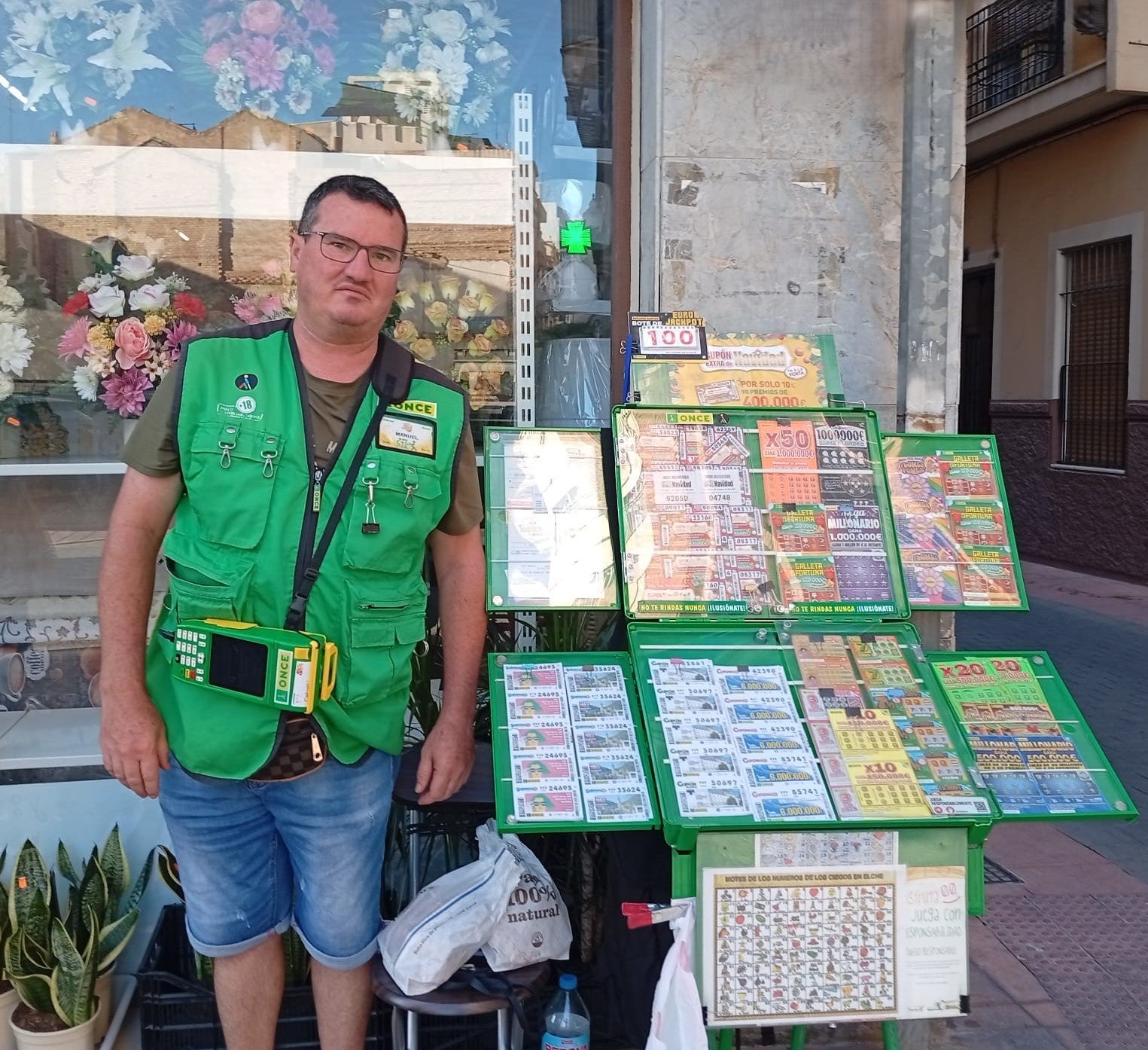 El sorteo de la ONCE deja en Elche 105.000 euros en el entorno de la calle Ángel El sorteo de la ONCE deja en Elche 105.000 euros en el entorno de la calle Ángel