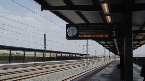 Estaci&oacute;n del AVE de Villena.