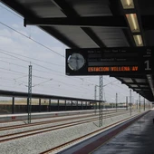 Estación del AVE de Villena. Estación del AVE de Villena.