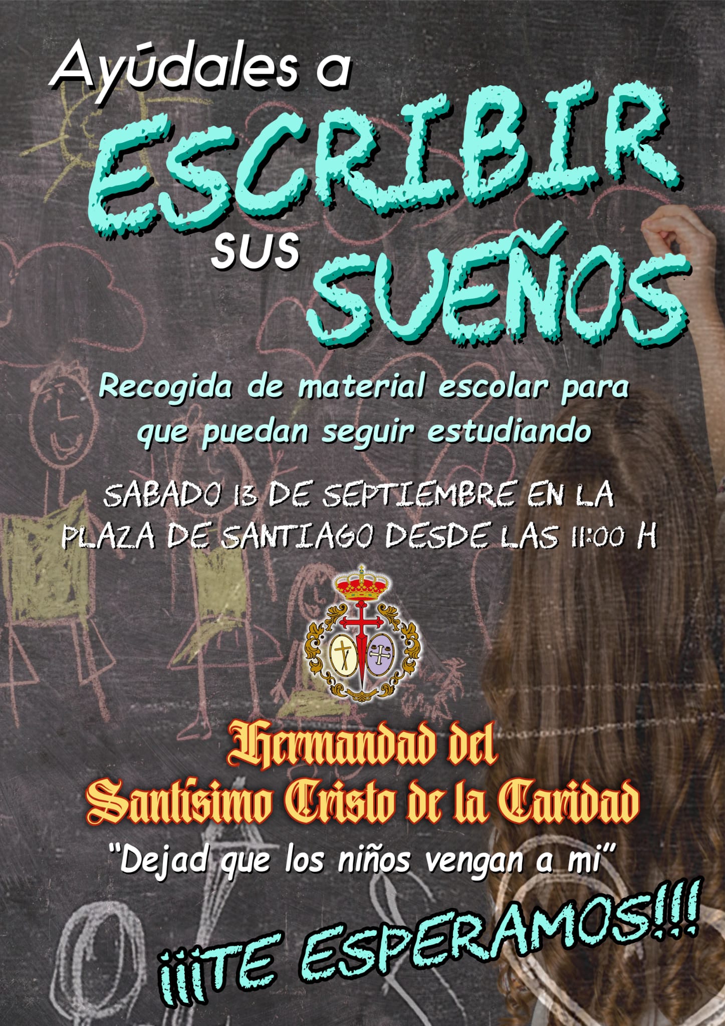 Recogida solidaria de material escolar 'Ayúdales a escribir sus sueños' Recogida solidaria de material escolar 'Ayúdales a escribir sus sueños'