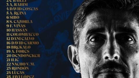 Convocatoria del Oviedo para Getafe