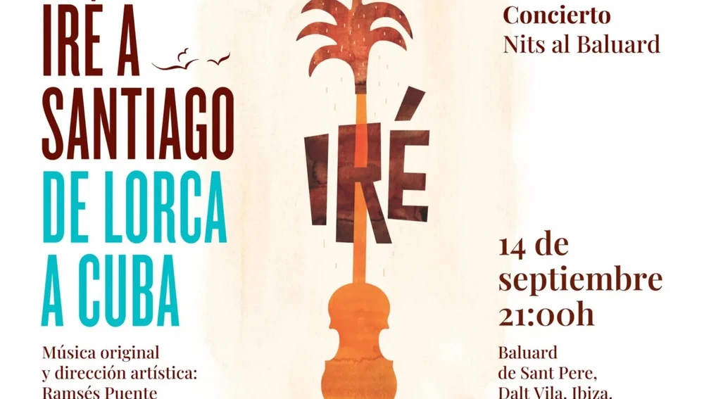 Cartel promocional del espectáculo Iré a Santiago Cartel promocional del espectáculo Iré a Santiago
