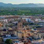 Vista aérea de Orihuela ciudad Vista aérea de Orihuela ciudad