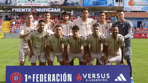 El once del Eldense en Pinilla. El once del Eldense en Pinilla.