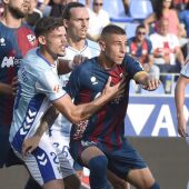 Javi Montero en el Huesca - Málaga