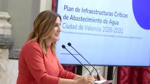 Mª José Catalá durante la presentación del plan Mª José Catalá durante la presentación del plan