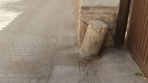 Orines en calle del casco hist&oacute;rico de Alcal&aacute; de Henares